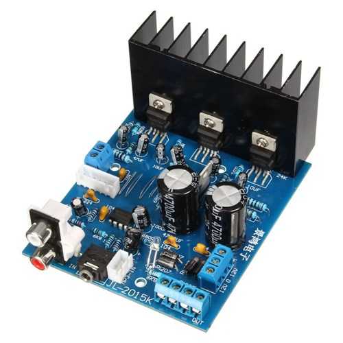 TDA2030A 2.1 Subwoofer Amplifier Board 3-Channel Electronics Module