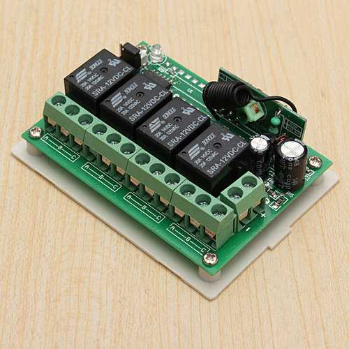 3Pcs Geekcreit? 12V 4CH Channel 433Mhz Wireless Remote Control Switch With 2 Transimitter