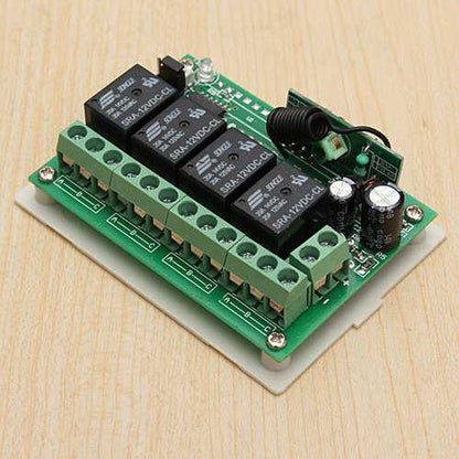 3Pcs Geekcreit? 12V 4CH Channel 433Mhz Wireless Remote Control Switch With 2 Transimitter