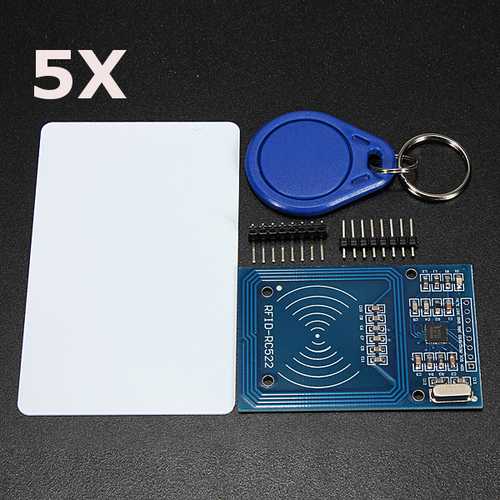 5Pcs 3.3V RC522 Chip IC Card Induction Module RFID Reader 13.56MHz 10Mbit/s Geekcreit for Arduino - products that work with official Arduino boards