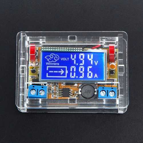 Winners? DC-DC Step Down Power Supply Adjustable Module With LCD Display With Housing Case