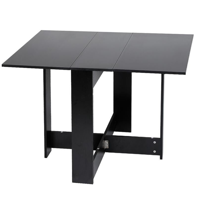 Folding Wooden Dining Tables Retractable Table Extendable Dining Table Simple Square Eating Table HWC