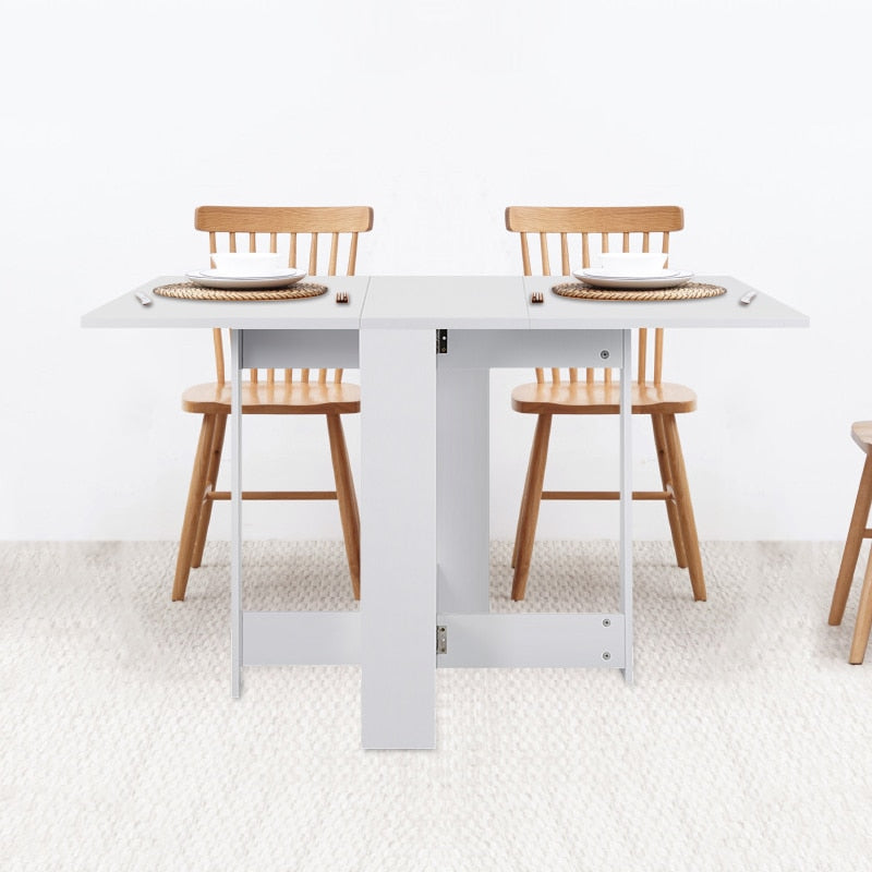 Folding Wooden Dining Tables Retractable Table Extendable Dining Table Simple Square Eating Table HWC