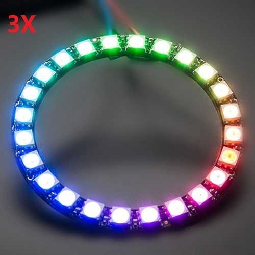 3Pcs CJMCU 24 Bit WS2812 5050 RGB LED Driver Development Board