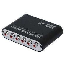 Charger l&#39;image dans la galerie, Digital to Analog AC3 Optical to Stereo Surround HD 5.1 Audio Decoder 2 SPDIF Ports HD Audio Rush
