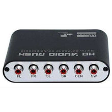 Charger l&#39;image dans la galerie, Digital to Analog AC3 Optical to Stereo Surround HD 5.1 Audio Decoder 2 SPDIF Ports HD Audio Rush
