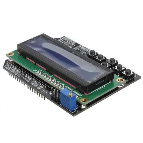 3Pcs Keypad OLED Shield Blue Backlight For Robot LCD 1602 Board