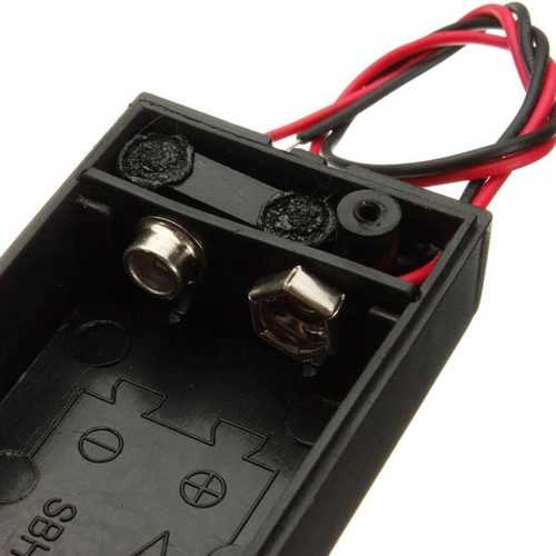 3Pcs 9V Battery Box Pack Holder With ON/OFF Power Switch Toggle Black