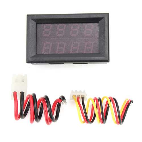 RIDEN? 0-33V 0-3A Four Bit Voltage Current Meter DC Double Digital LED Display Voltmeter Ammeter