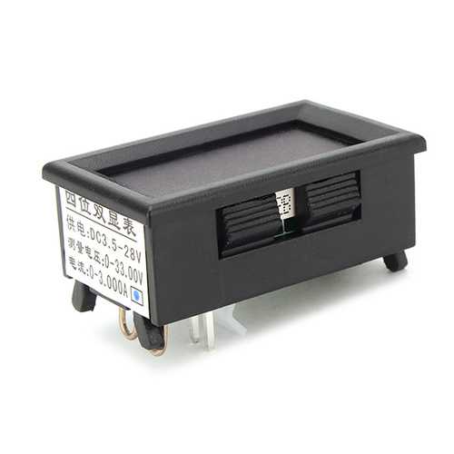 RIDEN? 0-33V 0-3A Four Bit Voltage Current Meter DC Double Digital LED Display Voltmeter Ammeter