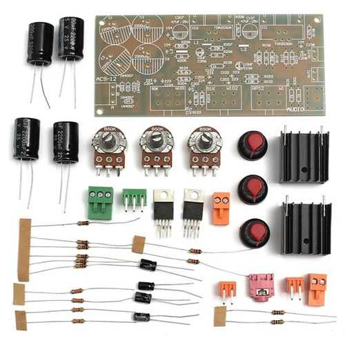 TDA2030A 2.0 Audio Amplifier Module Board 18W*2 Double Track DIY Kit