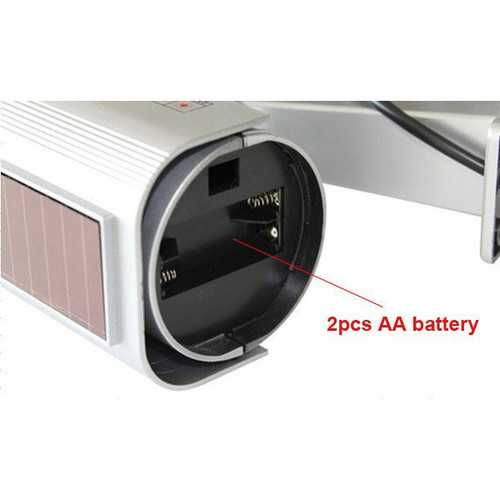 Solar Powered Fake Camera Outoodr Dummy Bullet CCTV Security Surveillance Camera Blinking IR LED