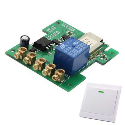 DC 7V-12V Cell Phone APP Control Door Access Switch Module With 86 Box For Smart Home