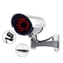 Load image into Gallery viewer, CA-11-05 2-in-1 Power Supply 30pcs IR LED Light Outdoor Fake CCTV Dummy Simulational Camera
