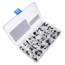 将图片加载到图库查看器，215pcs 15 Values 0.1uF-330uF Mix Electrolytic Capacitor Kit With Storage Box
