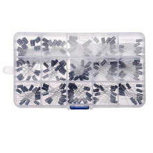 将图片加载到图库查看器，215pcs 15 Values 0.1uF-330uF Mix Electrolytic Capacitor Kit With Storage Box
