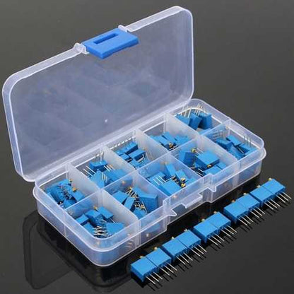 Geekcreit? 10 Value 100pcs 100?~1M? Trimmer Resistor Trim Pot Potentiometer Kit