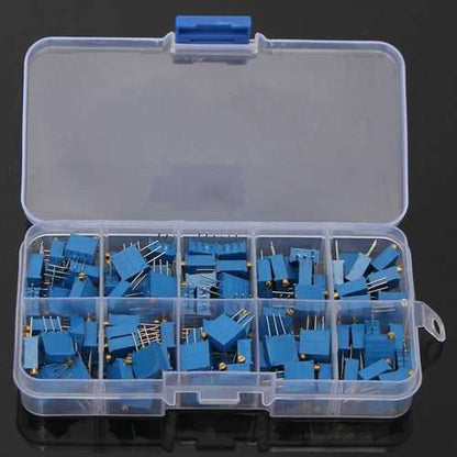 Geekcreit? 10 Value 100pcs 100?~1M? Trimmer Resistor Trim Pot Potentiometer Kit