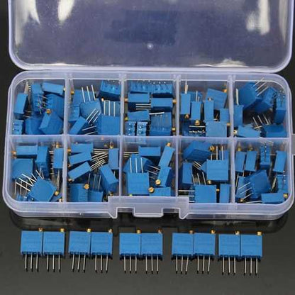 Geekcreit? 10 Value 100pcs 100?~1M? Trimmer Resistor Trim Pot Potentiometer Kit