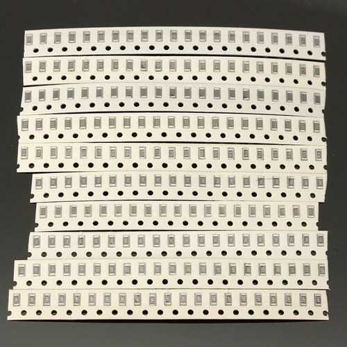 3400 Pcs 0R~10MR 170 Value 1/4W ?5% 1206 Chip Fixed SMD Resistor Kit