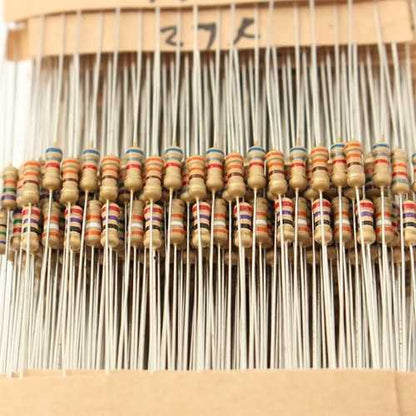 560 Pcs 1 ohm to 10M ohm 1/4W 5% Metal Film Resistor 56 Value Assorted Kit