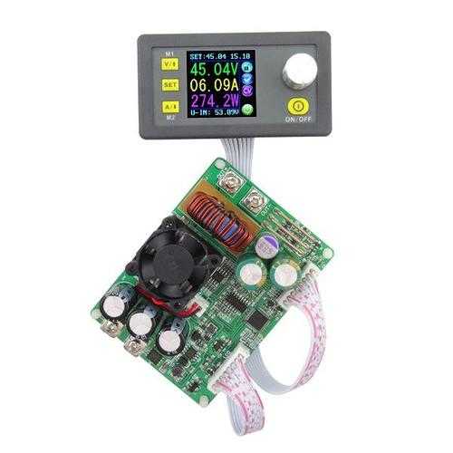 RIDEN? DP50V15A DPS5015 Programmable Supply Power Module With Integrated Voltmeter Ammeter Color Display