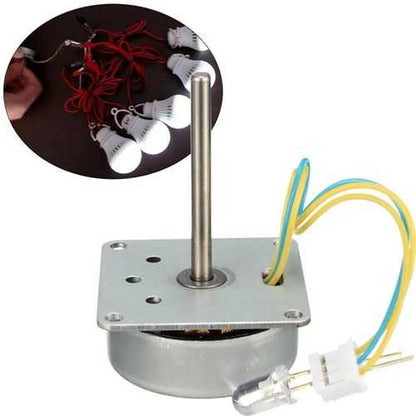 3V-24V 12V Mini 3-phase Manual Crank Generator Wind Turbines Hand Motor