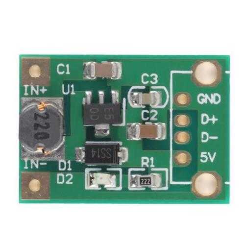5Pcs DC-DC 1V-5V To 5V 500mA Boost Converter Step Up Power Module