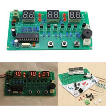 Charger l&#39;image dans la galerie, 5V-12V AT89C2051 Multifunction Six Digital LED DIY Electronic Clock Kit
