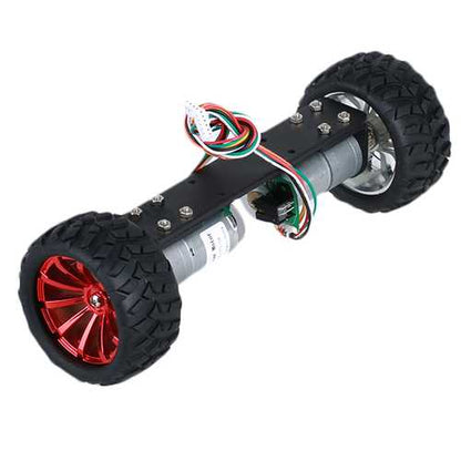 JGA25-360 12V 1.25W Two Wheel Self Balancing Metal Frame Chassis Smart Robot Car DIY Kit