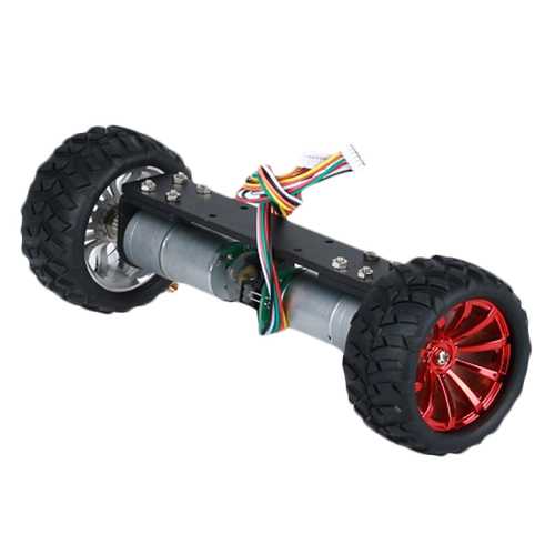 JGA25-360 12V 1.25W Two Wheel Self Balancing Metal Frame Chassis Smart Robot Car DIY Kit