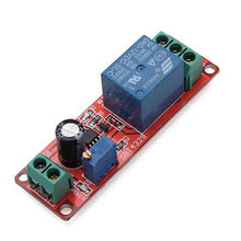 将图片加载到图库查看器，5pcs Delay Timer Switch Adjustable 0-10sec With NE555 Electrical Input 12V 10A
