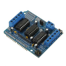 將圖片載入圖庫檢視器 3Pcs Motor Driver Shield L293D Module Duemilanove Mega / UNO Geekcreit for Arduino - products that work with official Arduino boards
