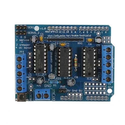 3Pcs Motor Driver Shield L293D Module Duemilanove Mega / UNO Geekcreit for Arduino - products that work with official Arduino boards