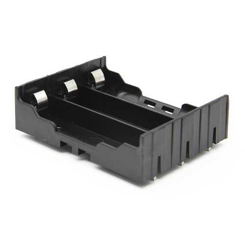 3pcs DIY 3-Slot 18650 Battery Holder With Pins