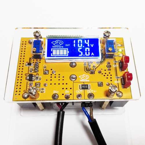 Winners? 10A DC-DC LCD Adjustable Step Down Power Supply Voltage Current Display Module With Housing