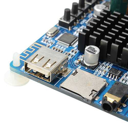 SANWU? SW-HF41 Wireless bluetooth Digital 2.1 Channel Amplifier Board 50W+50W Stereo Output 100W Bass Output USB TF Card Decoding Play 12-26V DC