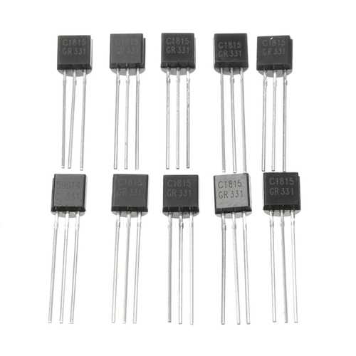 Geekcreit? 600Pcs TO-92 NPN PNP Bipolar Transistor 15 Value Assortment Kit