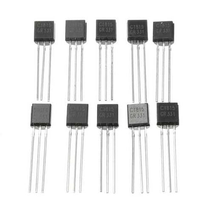Geekcreit? 600Pcs TO-92 NPN PNP Bipolar Transistor 15 Value Assortment Kit
