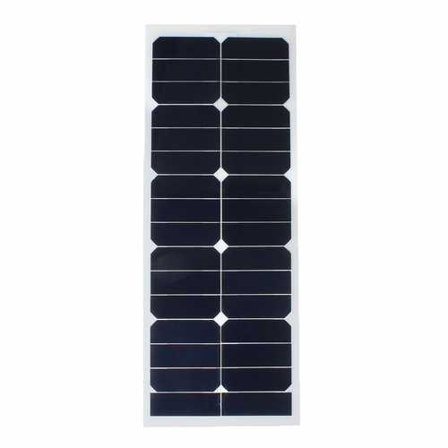 SS-30W12V 730x280x2.5mm 12V 30W Solar Panel Photovoltaic Semi Flexible For Camper Boat Cabin
