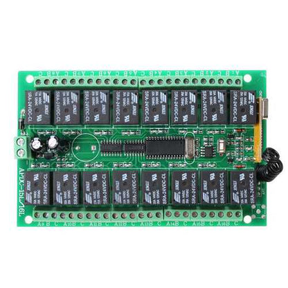 DC 24V 16CH Channel Wireless RF Remote Control Switch With Transmitter For Smart Home