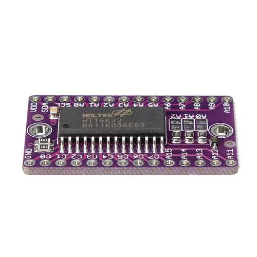 HT16K33 LED Dot Matrix Drive Control Module Digital Tube Driver Development Board CJMCU for Arduino - products that work with official Arduino boards