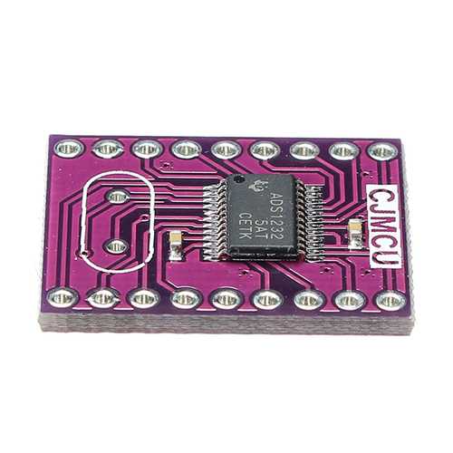 CJMCU-1232 ADS1232 24bit Analog-to-Digital Converter Board ADS1232IPWR Ultra Low Noise CJMCU for Arduino - products that work with official Arduino boards