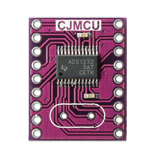 CJMCU-1232 ADS1232 24bit Analog-to-Digital Converter Board ADS1232IPWR Ultra Low Noise CJMCU for Arduino - products that work with official Arduino boards
