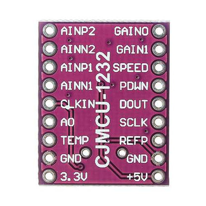 CJMCU-1232 ADS1232 24bit Analog-to-Digital Converter Board ADS1232IPWR Ultra Low Noise CJMCU for Arduino - products that work with official Arduino boards