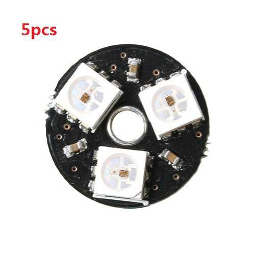 5pcs CJMCU-3bit WS2812 RGB LED Full Color Drive LED Light Circular Smart Development Board Geekcreit for Arduino - products that work with official Arduino boards