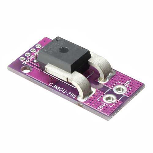 CJMCU-758 ACS758LCB-050B-PFF-T Linear Current Sensor Hall Current Module