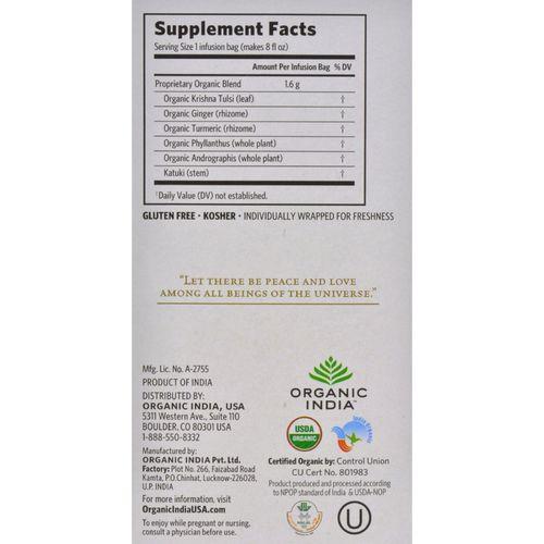 Organic India Organic Tulsi Wellness Tea - Cleanse - 18 Tea Bags