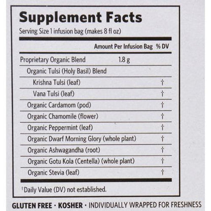 Organic India Tulsi True Wellness Sleep Tea - 18 Tea Bags - Case of 6