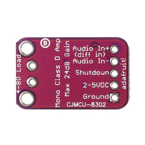 5pcs CJMCU-832 PAM8302 Single Channel Class D Audio Power Amplifier Development Board